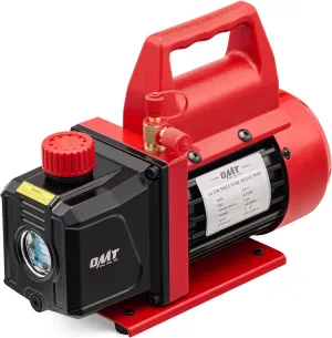 Orion Motor Tech Vacuum Pump, 4.5 cfm 1/3 hp HVAC Single Stage Vacuum Pump for R12 R22 R134a R410a R502, Auto AC Vacuum Pump Kit for Automotive Air Conditioner Resin Degassing & More, Oil Included