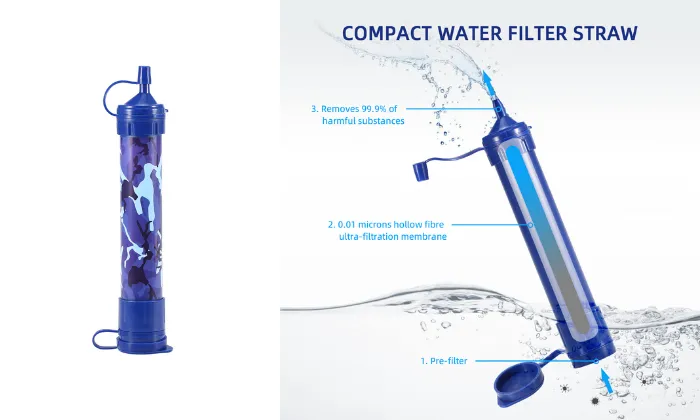 Outdoor Personal Water Filter Straw