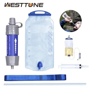 Outdoor Purification Water Filter Straw - Essential Camping Equipment Water Purifier for Survival and Emergency Supplies