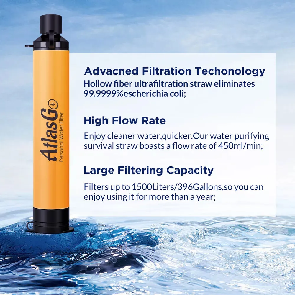 Outdoor Straw Personal Water Purifier
