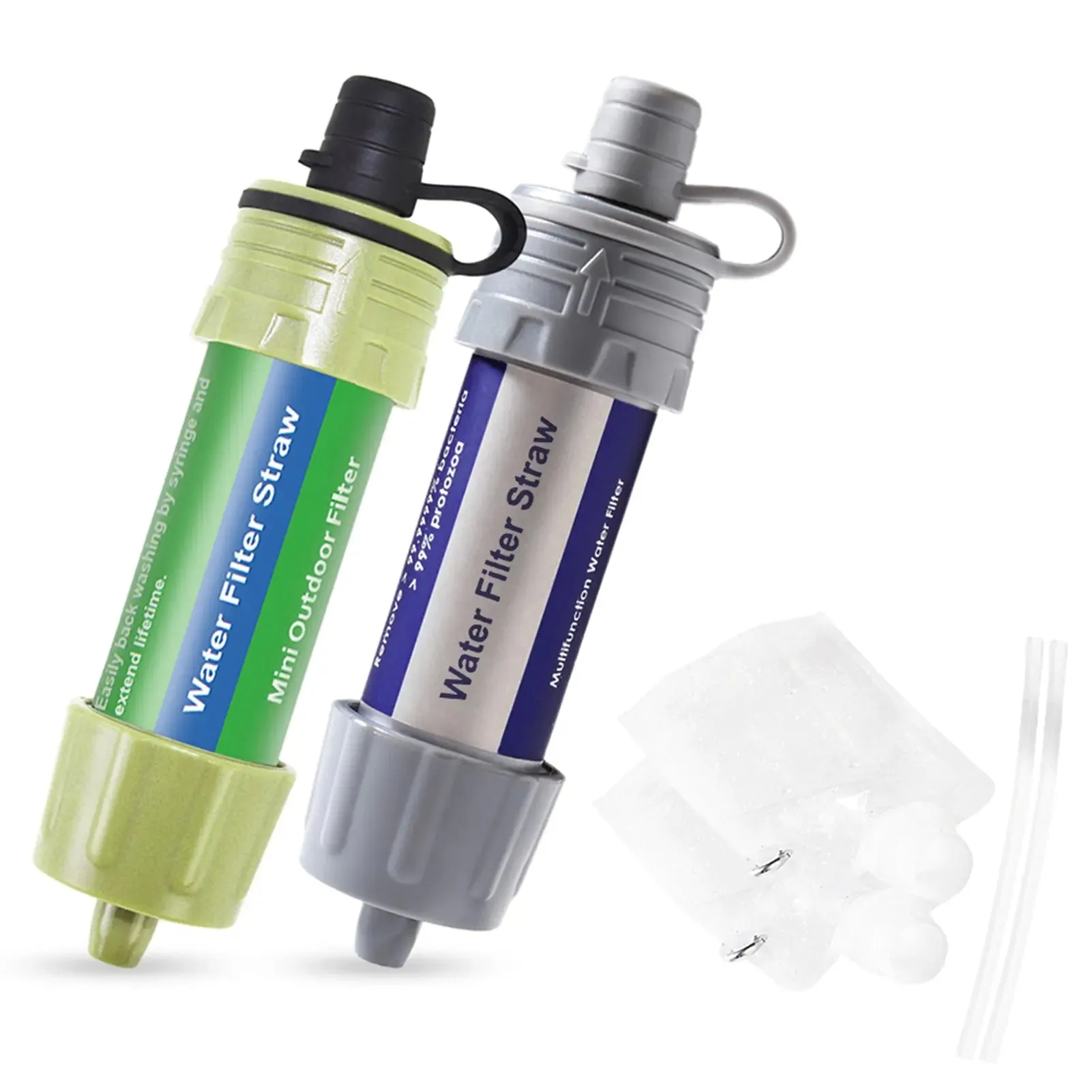 Outdoor Water Filter Straw for Emergency Preparedness Camping Traveling