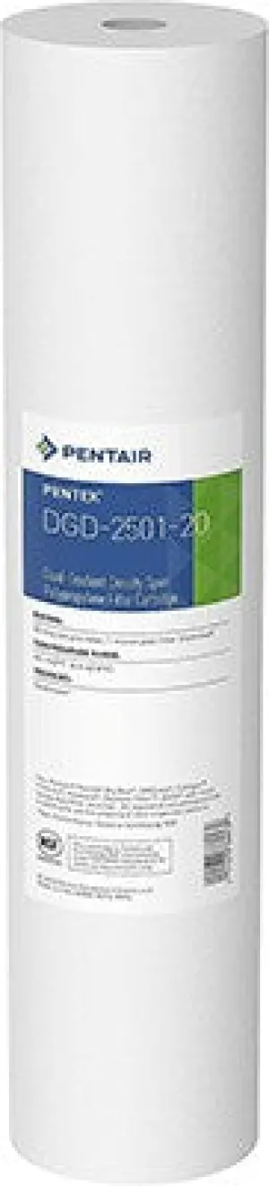 Pentair DGD-2501-20 20" x 4.5" 1 Micron Polypropylene Filter Cartridge For Sediment (Stage 1)