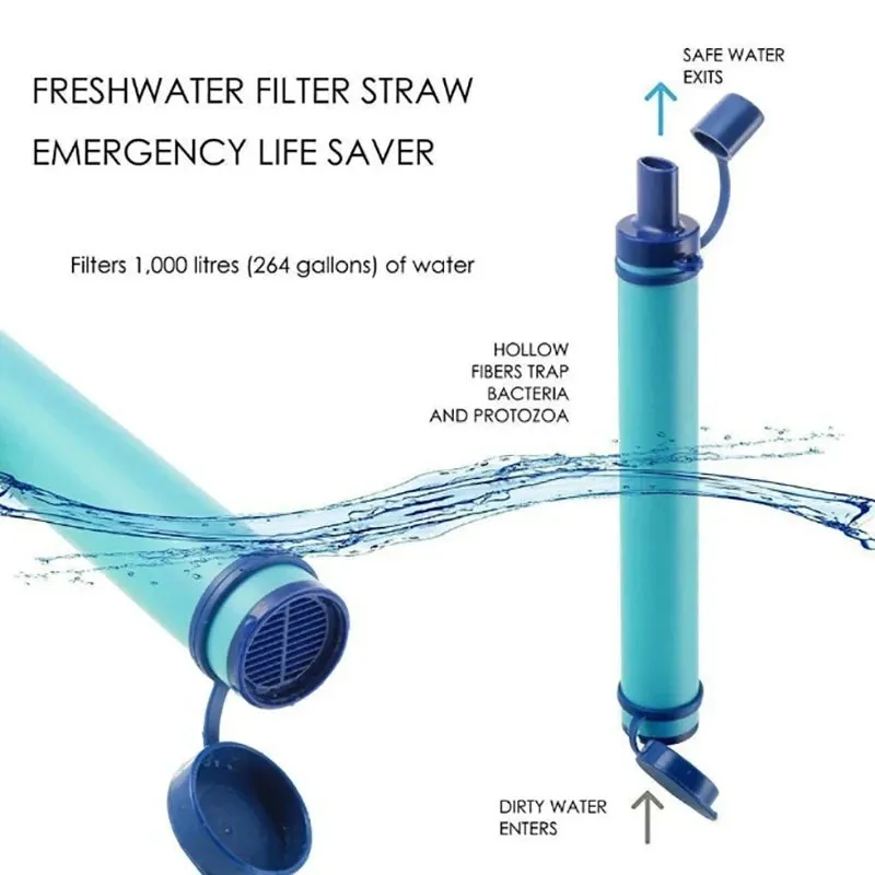 Personal Outdoor Water Filter Straw