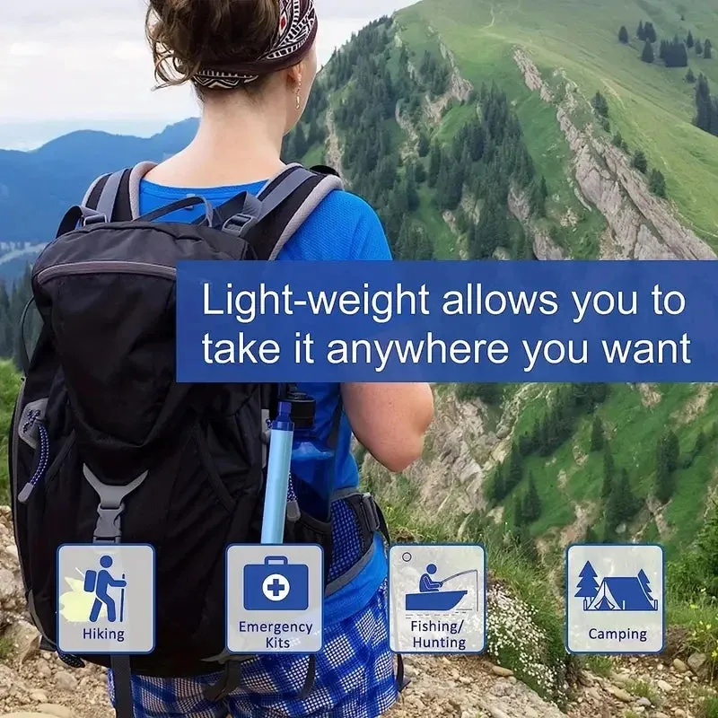 Personal Outdoor Water Filter Straw