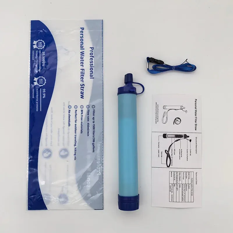 Personal Outdoor Water Filter Straw