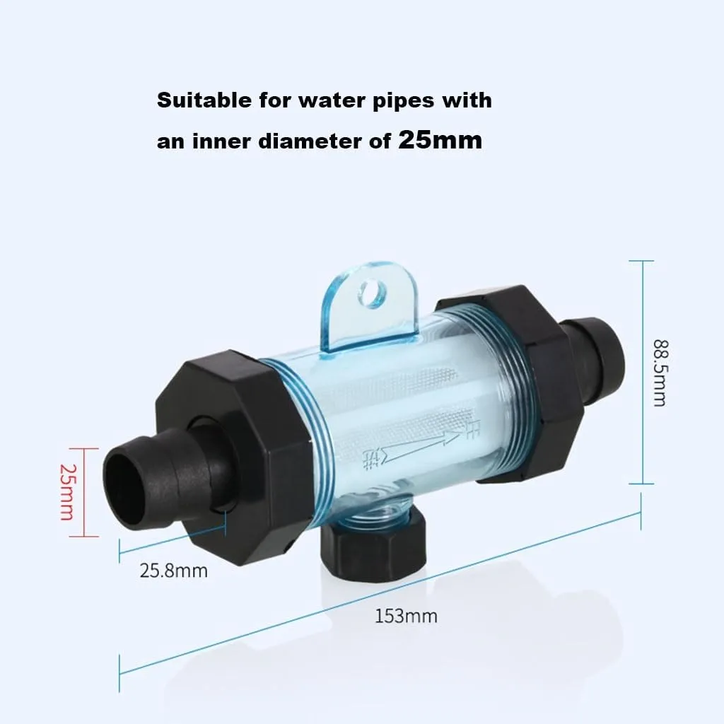 Pipeline Filter,embedded screen,Pipeline Filter,Inline Mesh Screen, 1pcs 8mm 10mm 20mm 25mm Car Truck Brake Water Tank Filter, Pipe Filter Water Jetter Garden Irrigation Sprayer Absorbent Filters(25mm