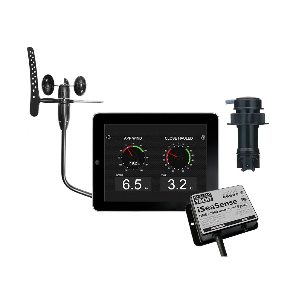 Plus Wind Pack Fast shipping iSeaSense Speed Digital Temp Wireless In-demand product Yacht [ZDIGISSPK2] Depth