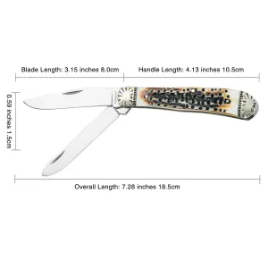 Pocket Knife Folding Knife Double Blade Pocket Knife PSL 2018