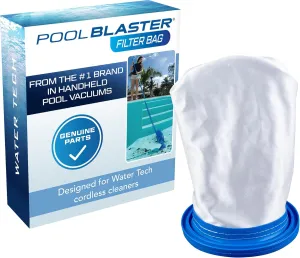 POOL BLASTER Genuine Replacement Sand & Silt Filter Bag for Catfish Ultra, iVac 250, iVAC C2, Max, and Volt FX-4 Pool Vacuums by Water Tech