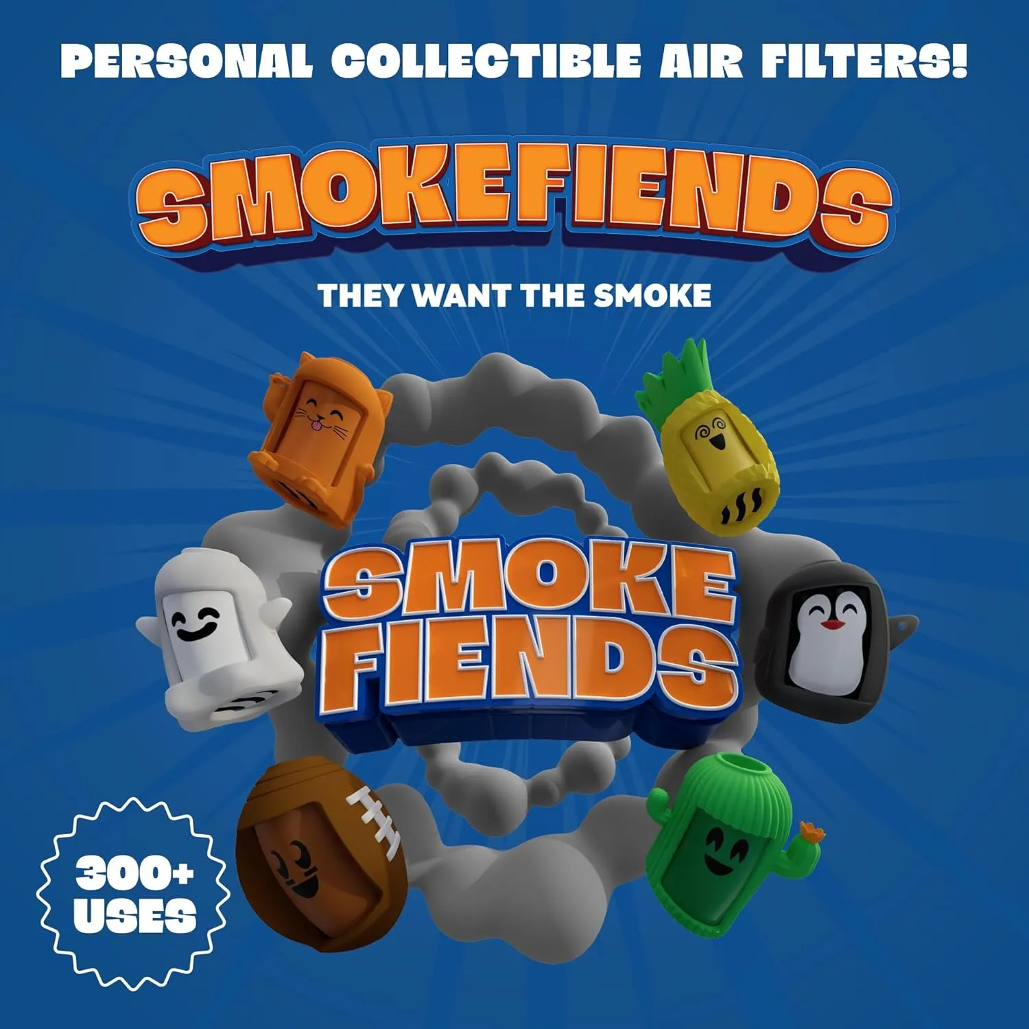 Portable & Eco-Friendly Personal Air Filter | Discreet HEPA & Carbon Filtration | Biodegradable & Up to 300  Uses | Keychain Design for On-the-Go Freshness (Trixx)