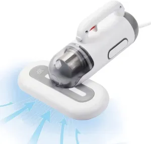 Portable Mattress Vacuum Cleaner 400W Professional Bed Vacuum Cleaner Corded High Frequency Double Beat 15Kpa Powerful Suction Handheld Vacuum for Bed Mattress Pillow Sheet Sofa Vacuum Cleaning