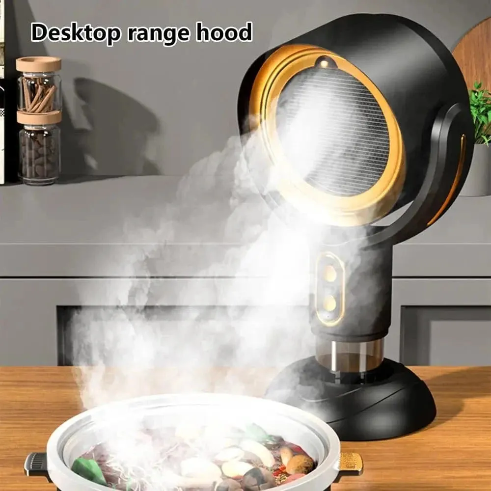 Portable Range Hood – 2-Speed Exhaust Fan with Air Purifier