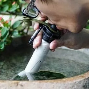 Portable Water Filter Bottle - Camping Purification System