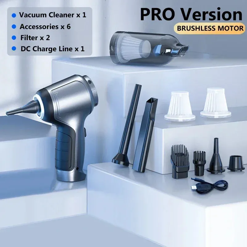 Portable Wireless Vacuum Cleaner for Home