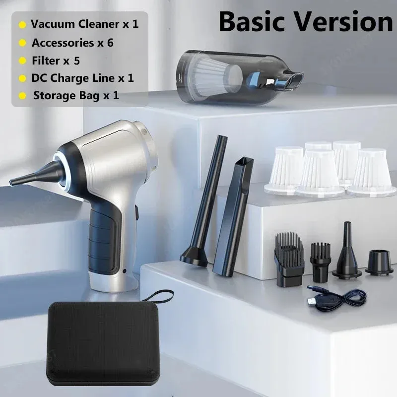 Portable Wireless Vacuum Cleaner for Home