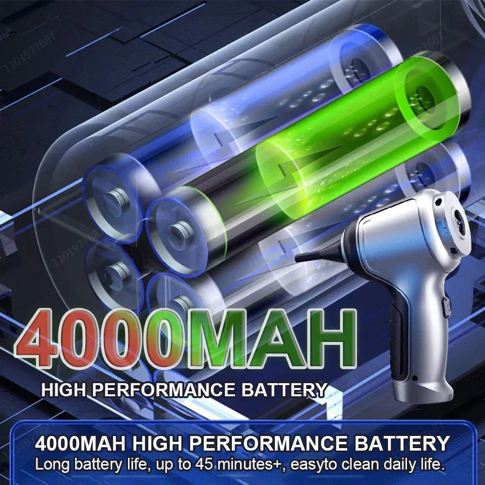 Portable Wireless Vacuum Cleaner for Home