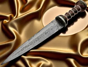 Poshland DG-03 Custom Handmade Damascus Steel- Classic Piece Of ART (RAM-22)