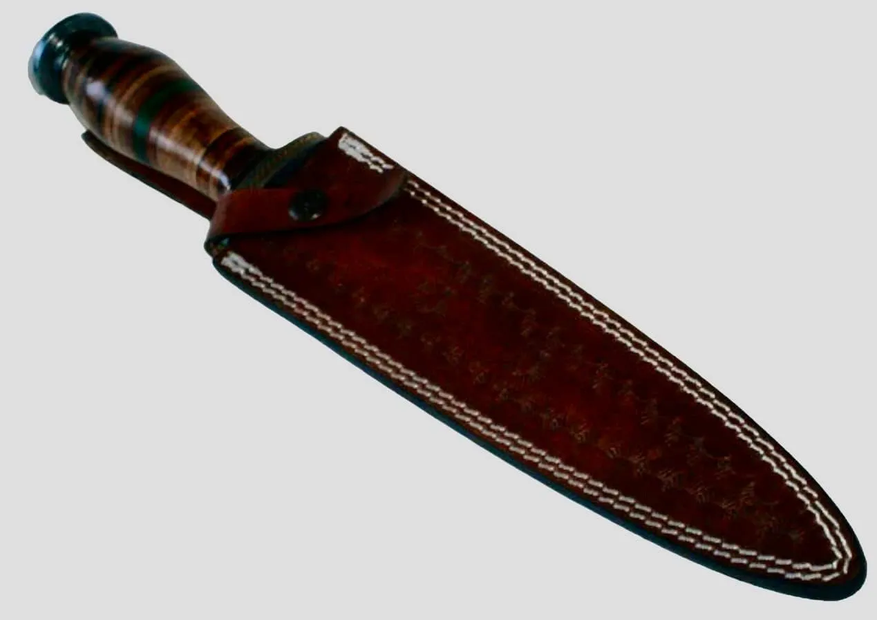 Poshland DG-03 Custom Handmade Damascus Steel- Classic Piece Of ART