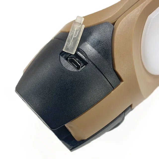 Post General Tri-Panel Solar Charged LED Light - Olive