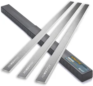 POWERTEC 15 Inch Planer Blades for JET JWP-15CS, JWP-15HO Planer, Replacement for 708529G Planer Knives, Set of 3 (128054)