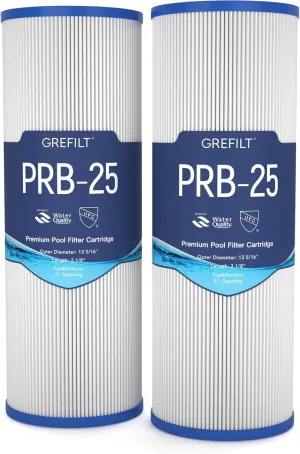 PRB25-IN Hot Tub Filter Replacement for Pleatco PRB25, Unicel C-4326, Guardian 413-106, 25 sq.ft, 2Pack