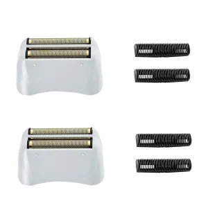 Pro Shaver Replacement Foil and Cutters compatible with andis 17150(TS-1)/17155/17200 shaver ProFoil Lithium replacement" Silver 2 Pack
