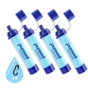 Purewell Outdoor Survival Straw - Pure Drinking Water Anywhere