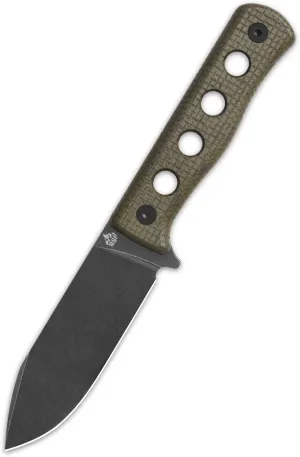 QSP CANARY FIXED BLADE HUNTING KNIFE with KYDEX SHEATH, SHARP BLADE with MICARTA HANDLES