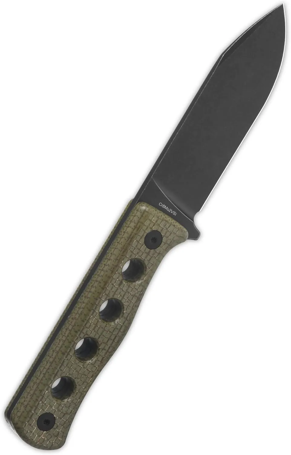 QSP CANARY FIXED BLADE HUNTING KNIFE with KYDEX SHEATH, SHARP BLADE with MICARTA HANDLES