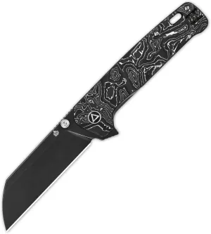 QSP KNIFE PENGUIN XL POCKET KNIFE, CPM20CV BLADE with FLIPPER OPENING, DIFFERENT COLOR TITANIUM HANDLE OPTIONS