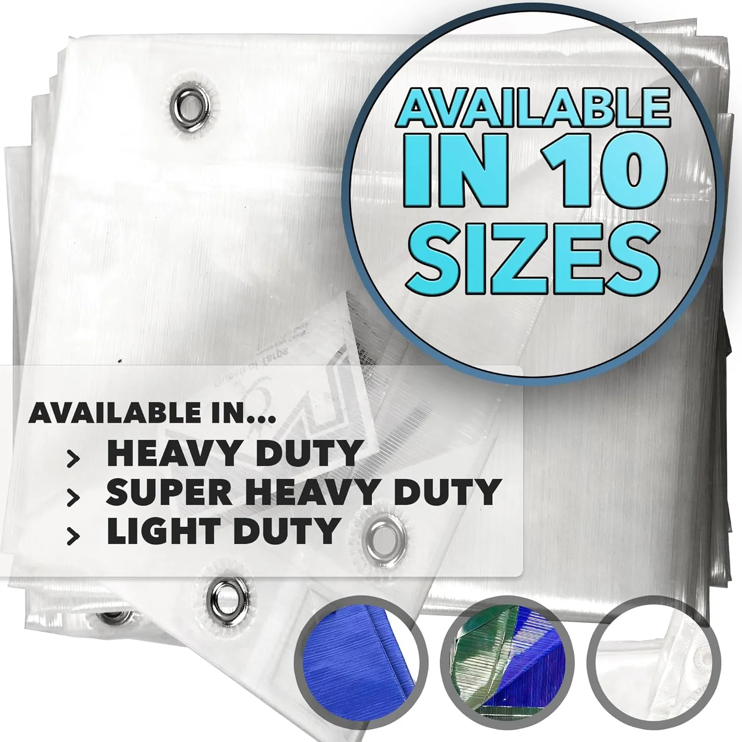 QUEEN OF TARPS | 20x30 Super Heavy Duty Tarp Waterproof, 200 GSM is 20 MIL, UV/Tear Resistant Tarp, Camping, Outdoor Furniture, Car, Tents, Painting, Firewood Protection | 20x30, Super Duty
