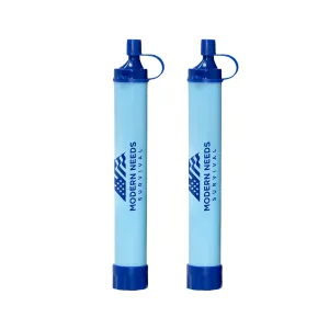 Ready Filter — Personal Water Filter Straw for Your Backpacking Gear | Water Filtration System Survival for Outdoor & Camping Supplies | Ultralight, Portable, and Durable Emergency Water Purifier