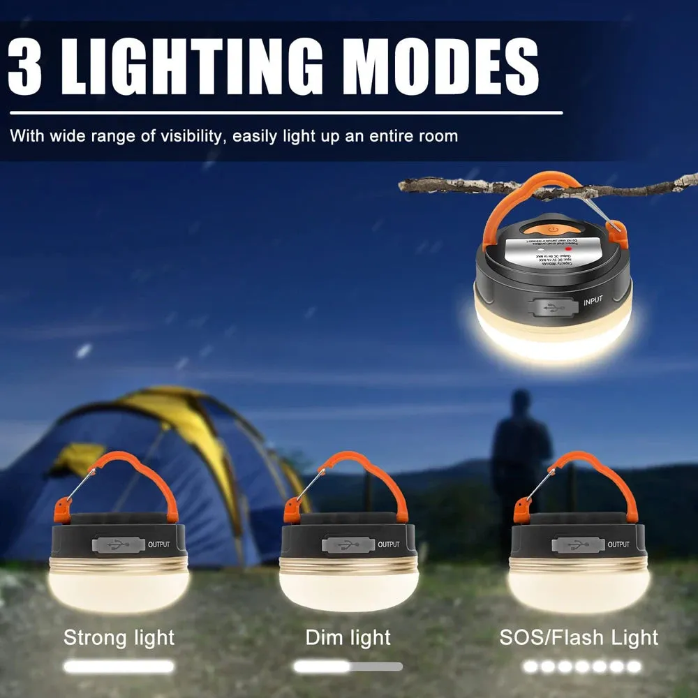 Rechargeable LED Camping Lantern – Compact, Powerful & Multi-Purpose