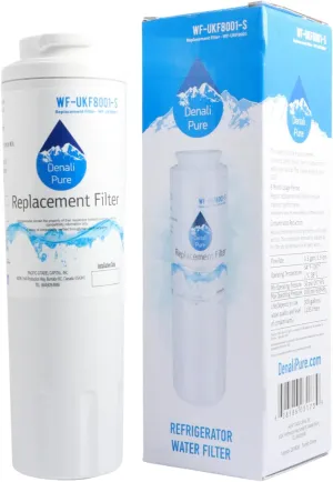 Replacement for Amana AFD2535DEB Refrigerator Water Filter - Compatible with Amana UKF8001AXX Fridge Water Filter Cartridge