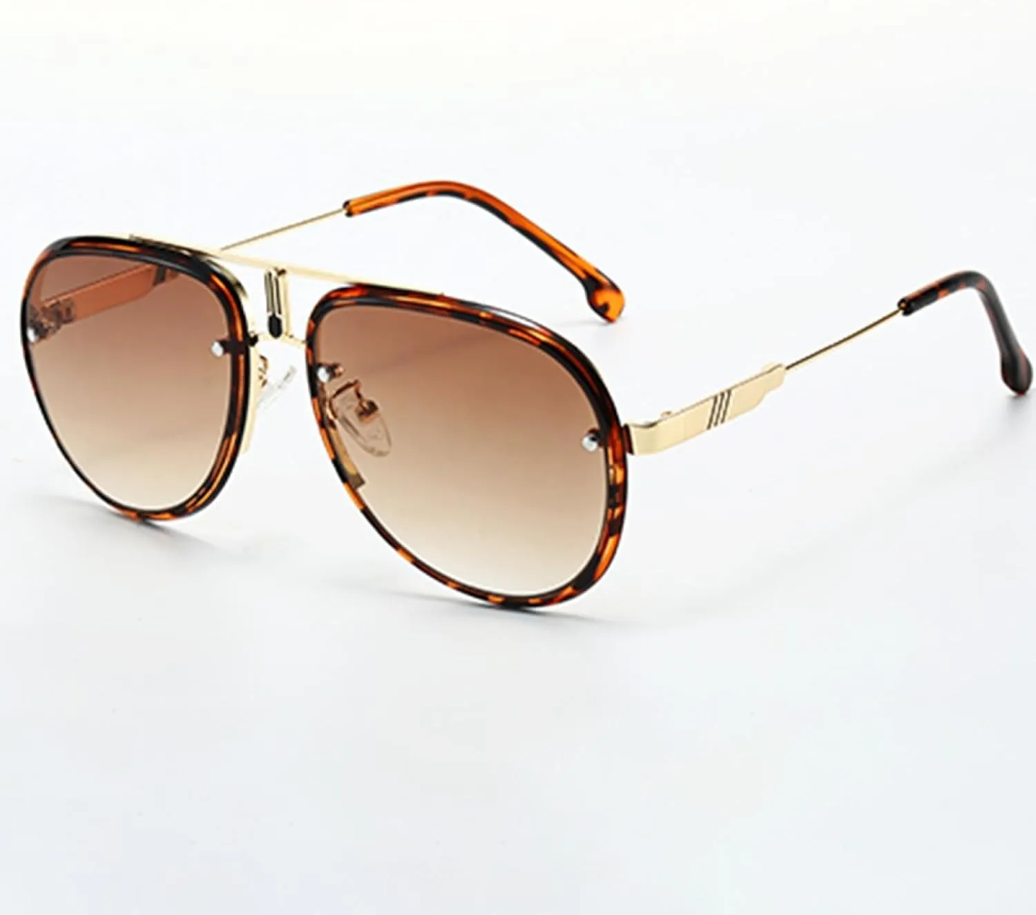 Retro Oval Metal for Women Men Luxury Fashion Female Sun Glasses Punk Unisex Stylish Shades Uv400