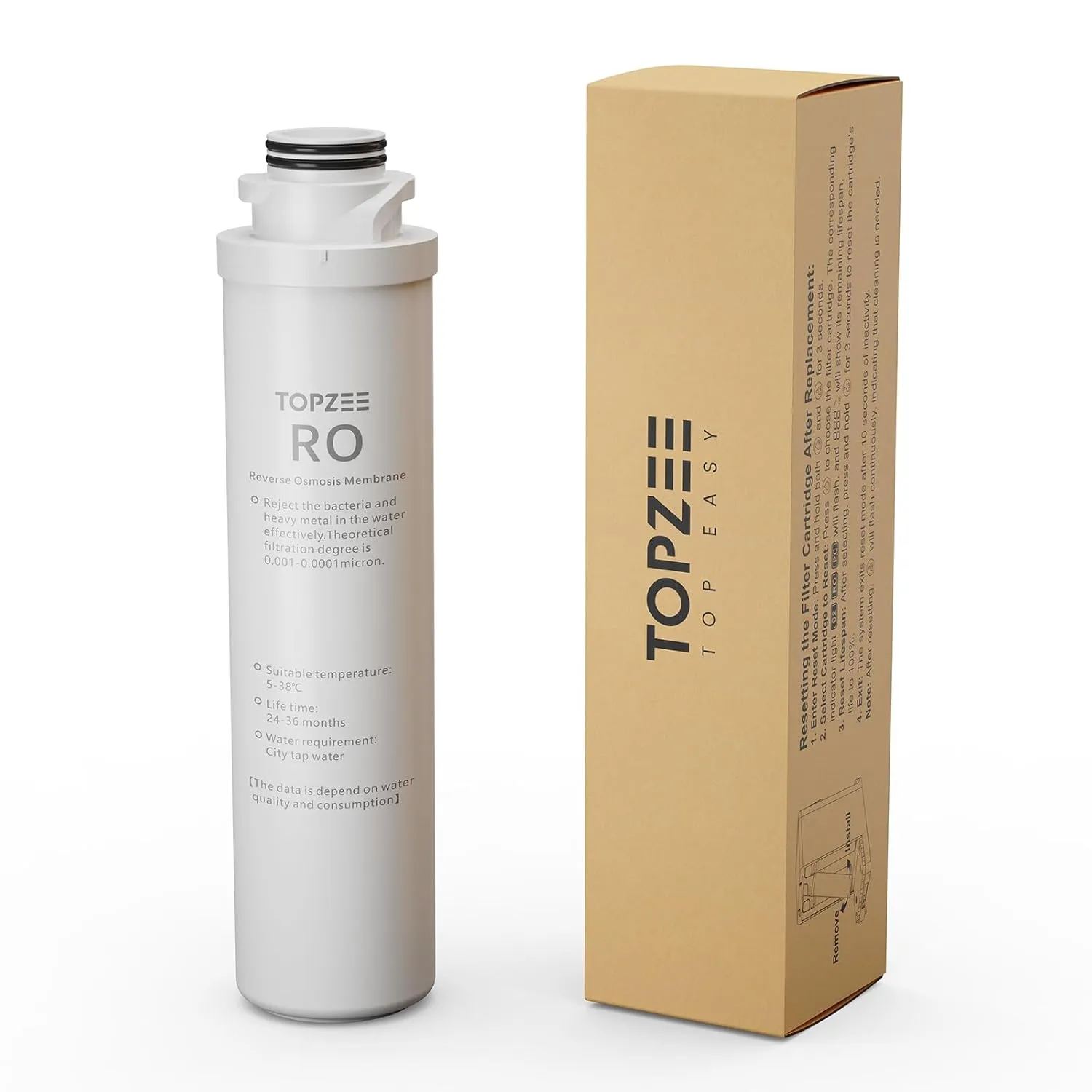 RO Filter for FTP-E-UR02 Countertop Reverse Osmosis Water Filter