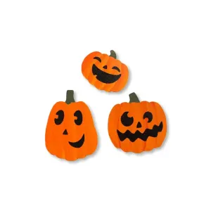 Roeda Studio Jack-O'-Lantern Magnets S/3, Halloween Decor