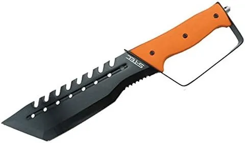 S-TEC 14" Survival Hunting Dagger with Saw & Glass Breaker