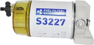 S3227 Boat Aluminum Fuel Water Separator for Outboard Oil Pump Fuel Filter