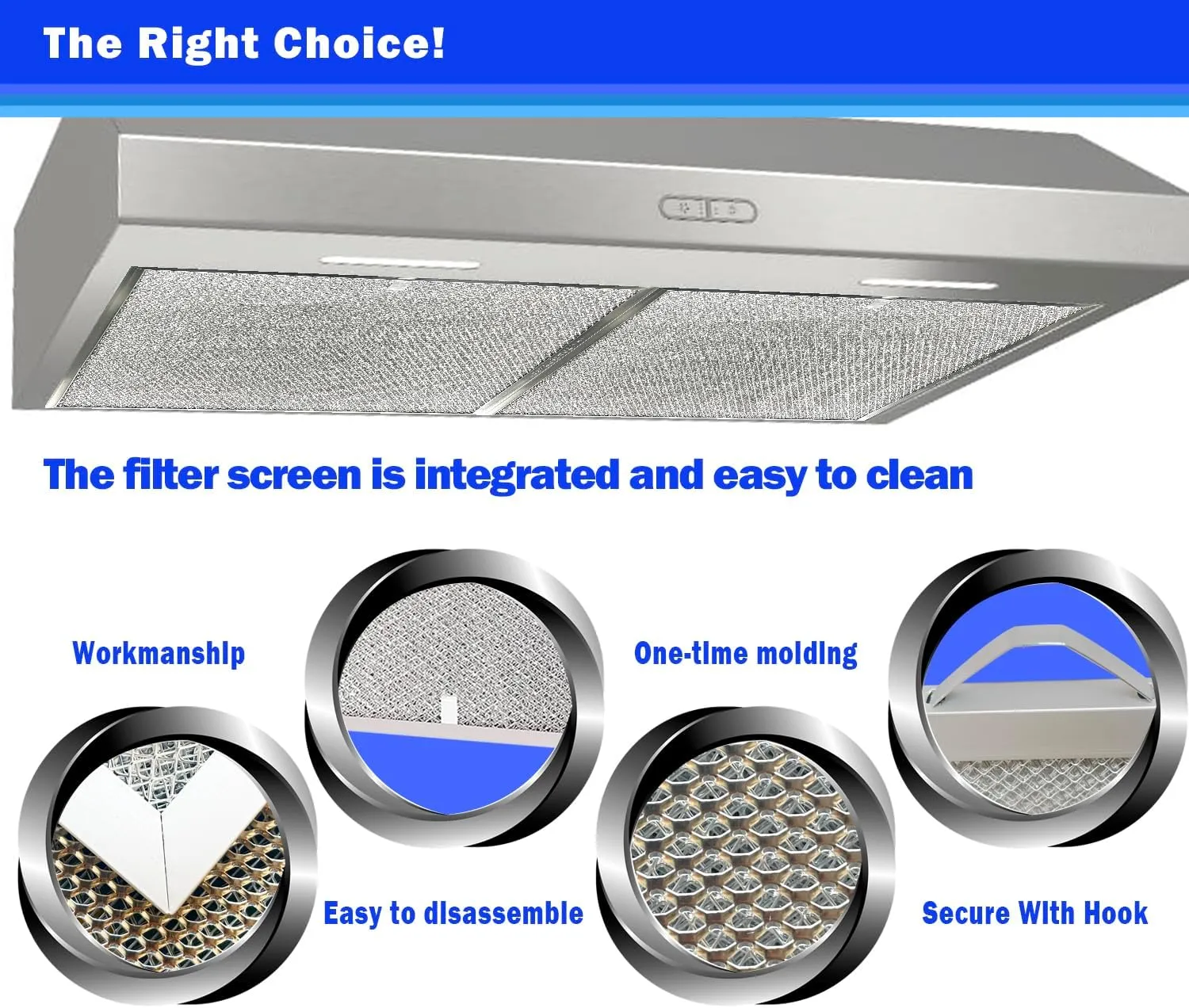 S99010430-002 Compatible with BR Range Hood Filter 13-7/8'' x 15-3/4" 4512880 Replacement Nu-tone Range Hood Filter 2 Pack HPF30 Grease Filter Upgrade 5-Layer Nutone Kitchen Exhaust Fan Filter Screen