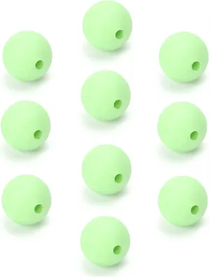 SAN LIKE Luminous Beads Camping Poles Accessories for Tent Tarp Poles Tip Cover, Insulation Material for Lightning Protection, 10 Pack