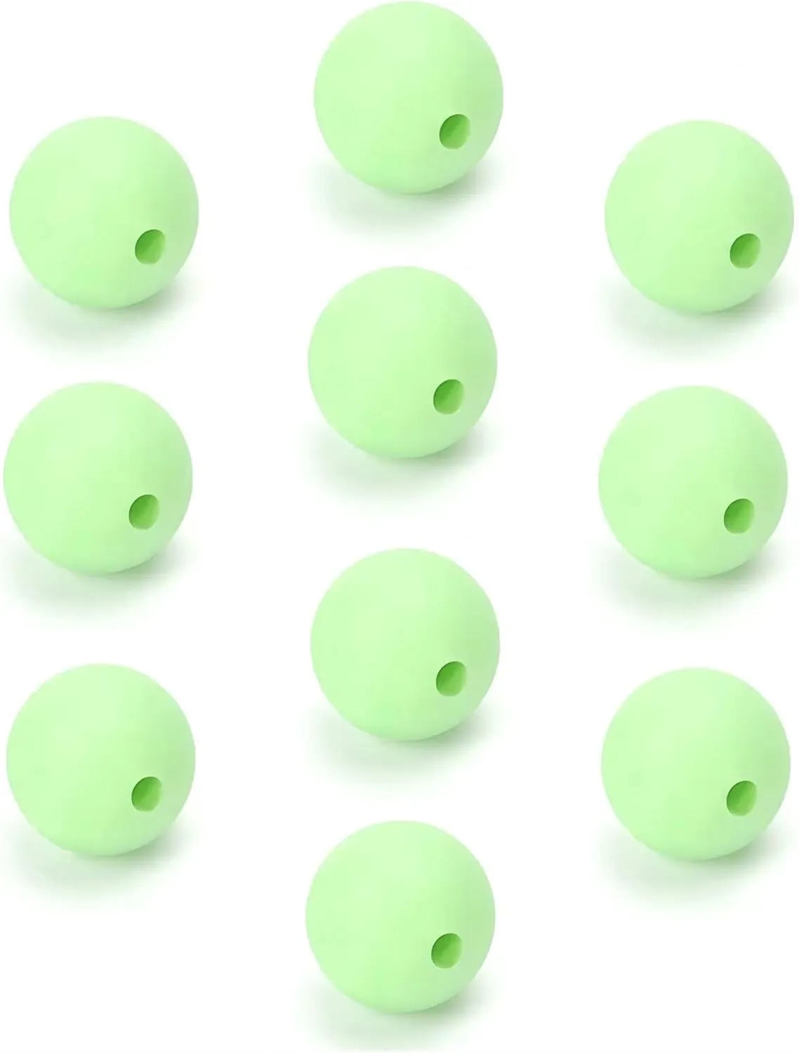 SAN LIKE Luminous Beads Camping Poles Accessories for Tent Tarp Poles Tip Cover, Insulation Material for Lightning Protection, 10 Pack