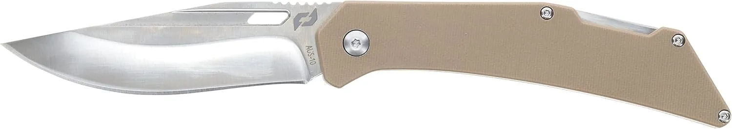 Schrade Delta Class Slingshot Lockback Folder 8.8in with 4in AUS-10 Steel Blade and G10 Handle for EDC