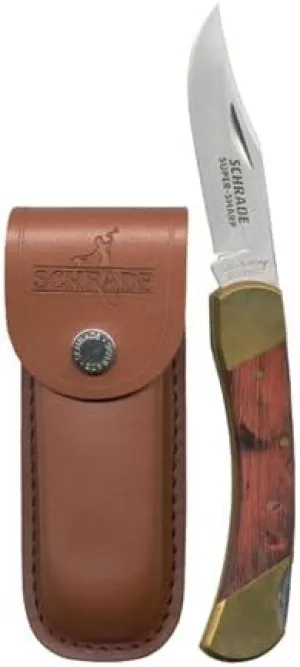 Schrade LB7 5-Inch Bear Paw Lockback Pocket Knife