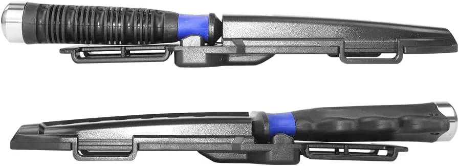 Scuba Max KN-601 420 HD Stainless Steel Full Size Dive Knife (Neon Yellow)