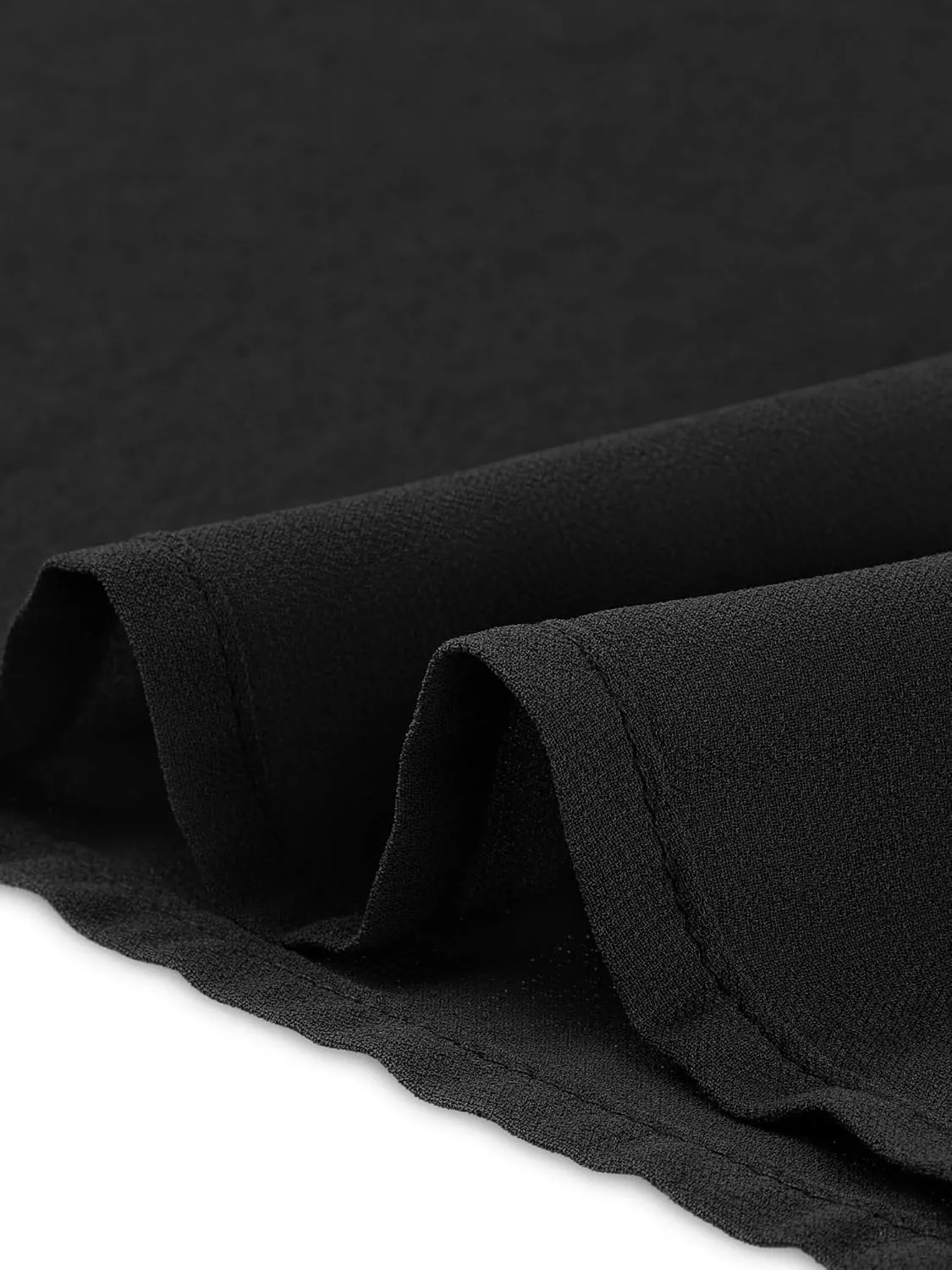 Seta T Women's High Low Tops Lantern Long Sleeve Round Neck Dressy Casual Chiffon Asymmetrical Tops Blouse