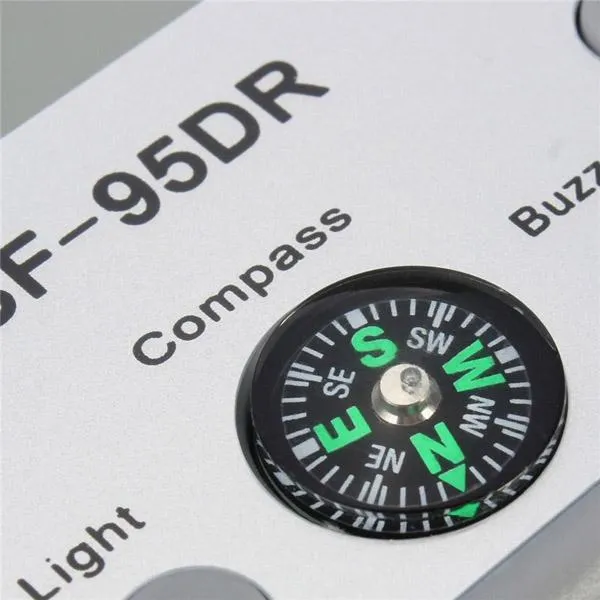 SF-95DR Digital Satellite Signal Meter Finder Dish Network Directv FTA BUZZER with Compass - Gray