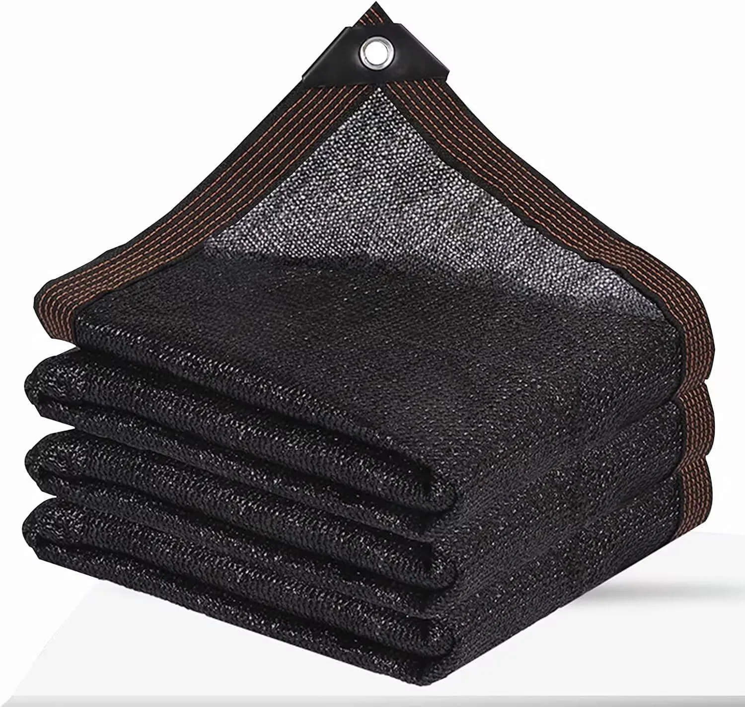 Shade Cloth for Garden Plant - 90% Sun Shade Netting 6X10FT Outdoor Mesh Tarp with Grommets for Greenhouse Chicken Coop Pergola Patio Black Shade Net Cover