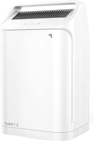 Sharper Image PURIFY 3 Air Cleaner with True HEPA Filtration, Night Light, for Home, Office, Bedroom