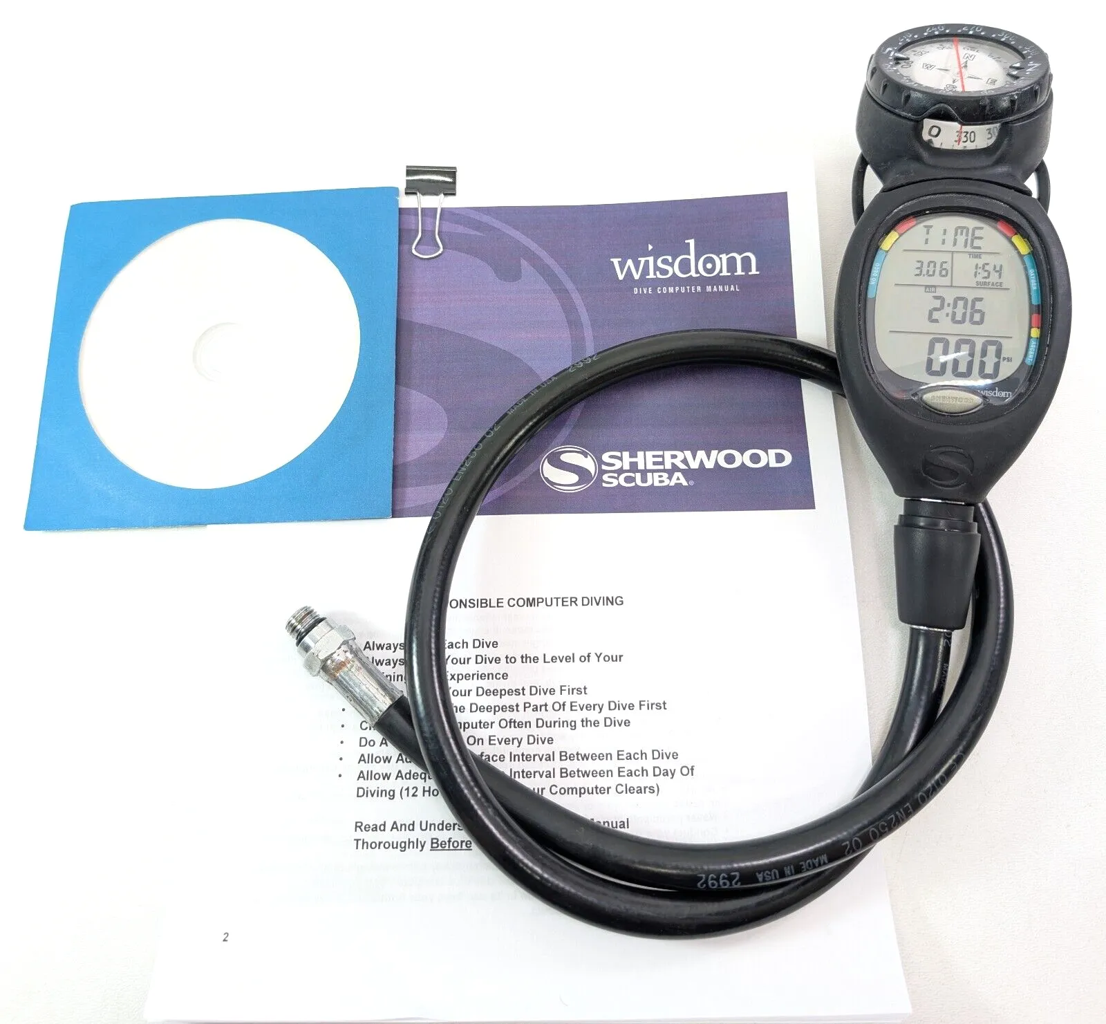 Sherwood WISDOM Air Integrated Scuba Dive Computer Air & Nitrox            #5337